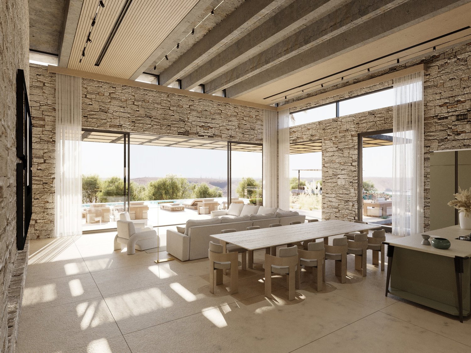 Natural stone texture used in ESTAIT’s website