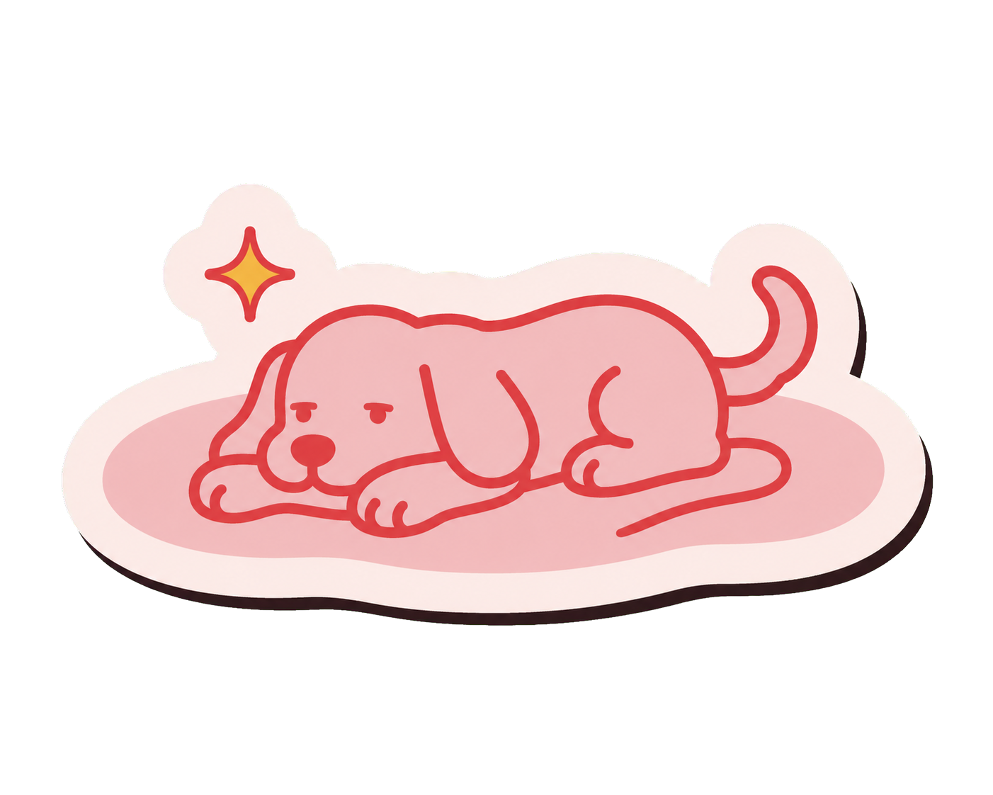 SUNBEAM SCHOLAR dog personality sticker
